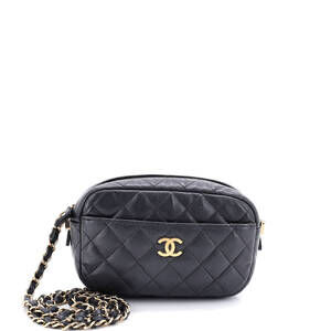 Chanel Camera Case Bag Quilted Caviar #205821C35B